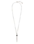 Vince Camuto Grey Pearl And Pave Crystal Pendant Necklace