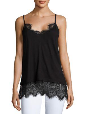 French Connection Lace-trimmed Tank Top