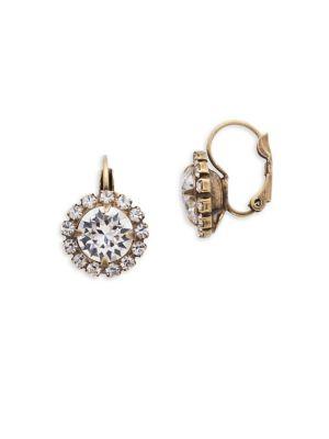 Sorrelli Core Haute Halo Swarovski Crystal Earrings