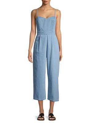 Astr The Label Edie Denim Jumpsuit