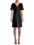 Elie Tahari Twisted-front Mini Dress