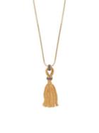 Vince Camuto Tassel Charm Necklace