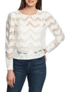 1.state Lace Long-sleeve Top