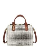 Fossil Fiona Dotted Satchel