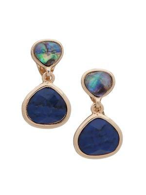 Anne Klein Double Drop Clip-on Earrings