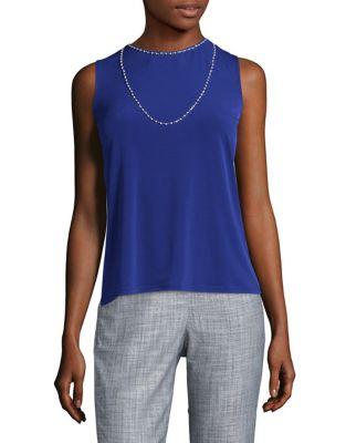 Lord Taylor Sleeveless Knit Top