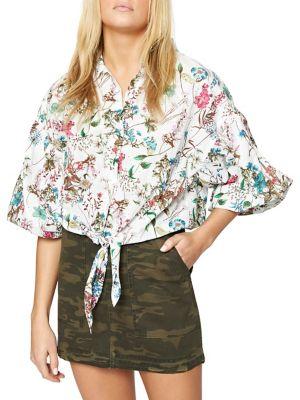 Sanctuary Clover Tie-hem Shirt