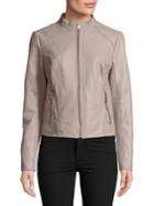 Andrew Marc Zip-front Leather Jacket