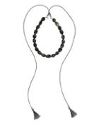 Chan Luu Sterling Silver Adjustable Cord Necklace