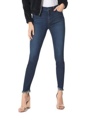 Sam Edelman The Kitten Ankle Frayed Jeans