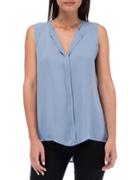 B Collection By Bobeau Back Pleat Top
