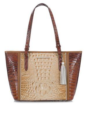 Brahmin Snake-embossed Medium Asher Tote