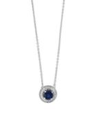 Effy Crystal And Silver Pendant Necklace
