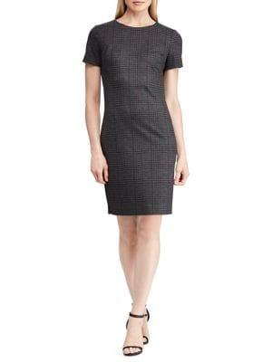 Lauren Ralph Lauren Plaid-print Sheath Dress