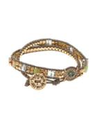 Lonna & Lilly Crystal And Leather Bracelet