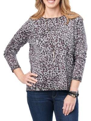 Democracy Printed Long-sleeve Sweatshirt