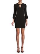 Michael Michael Kors Petite Flounce-sleeve Mini Dress