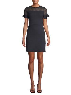 French Connection Roseia Textured Sheath Dress