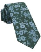 The Tie Bar Floral-print Linen Tie