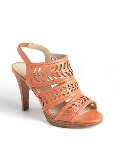 Adrienne Vittadini Prim Leather Slingback Sandals