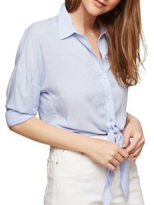 Miss Selfridge Tie-front Shirt