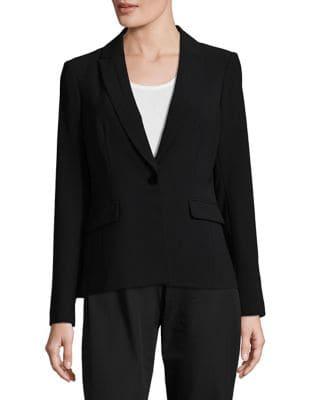 Karl Lagerfeld Paris Classic Notched Lapel Blazer