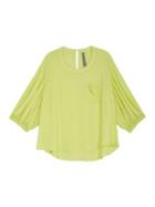 Melissa Mccarthy Seven7 Plus Solid Puff Sleeved Blouse
