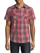 Lucky Brand Plaid Cotton Button-down Shirt