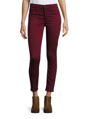 Hudson Jeans Nico Skinny Ankle Jeans - Dark Amber