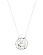 Lord & Taylor Sterling Silver E Initial Pendant Necklace