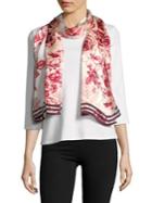 Vince Camuto Silk Floral Scarf