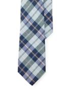 Lauren Ralph Lauren Plaid Linen-cotton Tie