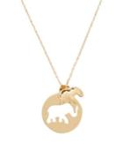Kate Spade New York Crystal & 12k Yellow Goldplated Elephant Pendant Necklace