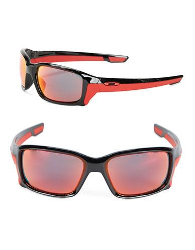 Oakley Straightlink 61mm Polarized Rectangular Sunglasses