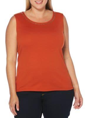 Rafaella Plus Cotton Tank Top