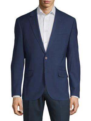 Karl Lagerfeld Paris Wool-blend Button Sportcoat