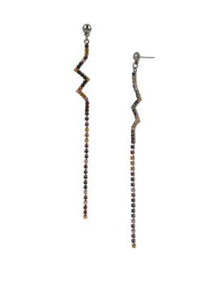 Bcbgeneration Red Carpet Confetti Crystal Linear Earrings