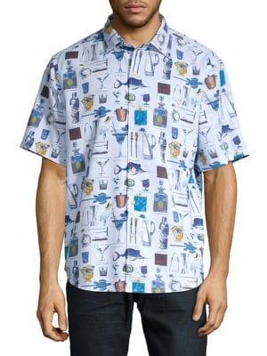 Tommy Bahama Well Stocked Button Front Shirt