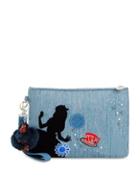 Kipling Cheshire Cat Electronico Printed Wristlet Pouch