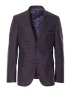 Paisley And Gray Fall Tones Gingham Suit Jacket