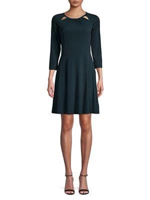 Michael Michael Kors Dot A-line Dress