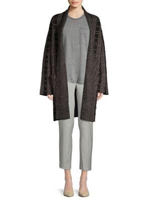 Dkny Lattice-print Open Topper