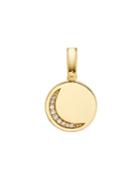 Michael Kors Sterling Silver & Crystal Moon Charm
