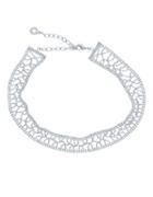 Anne Klein Crochet Chain Choker Necklace