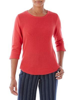 Olsen Round-hem Sweater