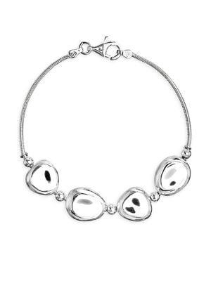 Lord & Taylor 925 Sterling Silver Snake Chain Bracelet