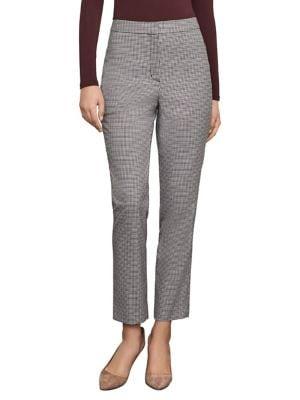 Bcbgmaxazria Plaid High-rise Trousers
