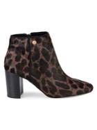 Karl Lagerfeld Paris Cheetah-print Calf-hair Boots