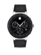 Movado Sapphire Sport Stainless Steel Chronograph Watch