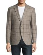 Black Brown Checkered Sportcoat